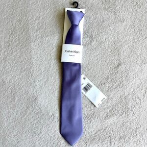 NWT Calvin Klein Boys Lavender Adjustable Zipper Neck Tie